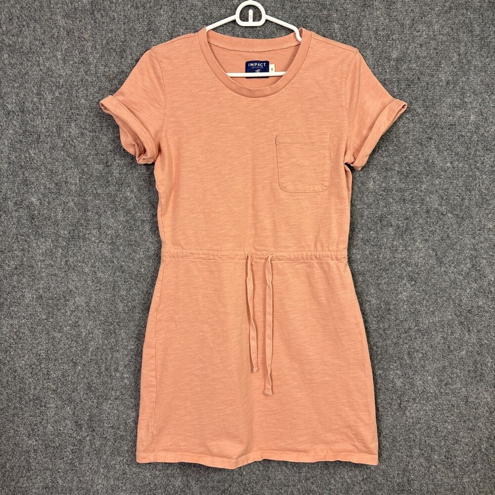 United by Blue Impact Collection Organic Cotton Dress Womens Size S Orange